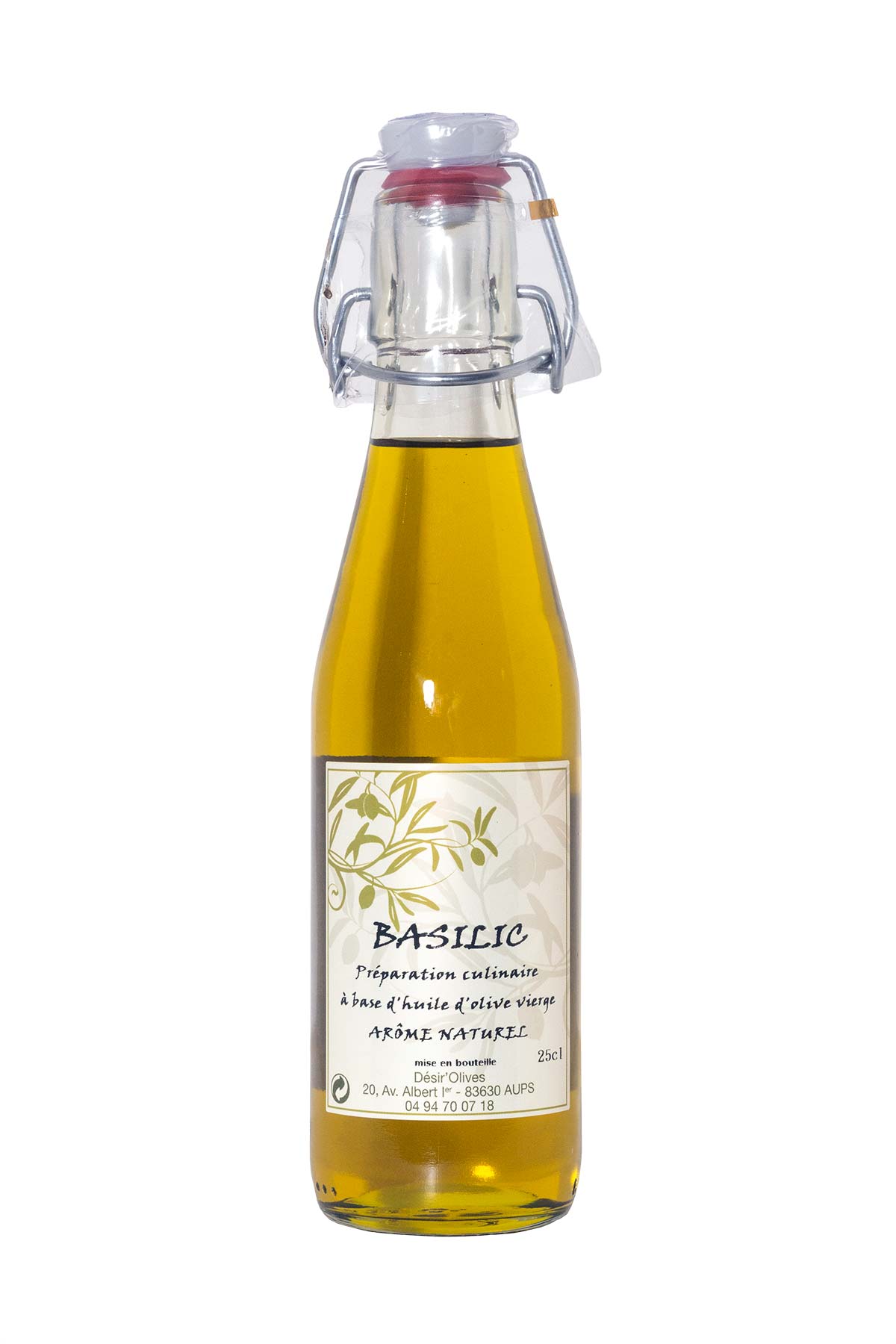 Huile d'Olive Aromatisée - basilic