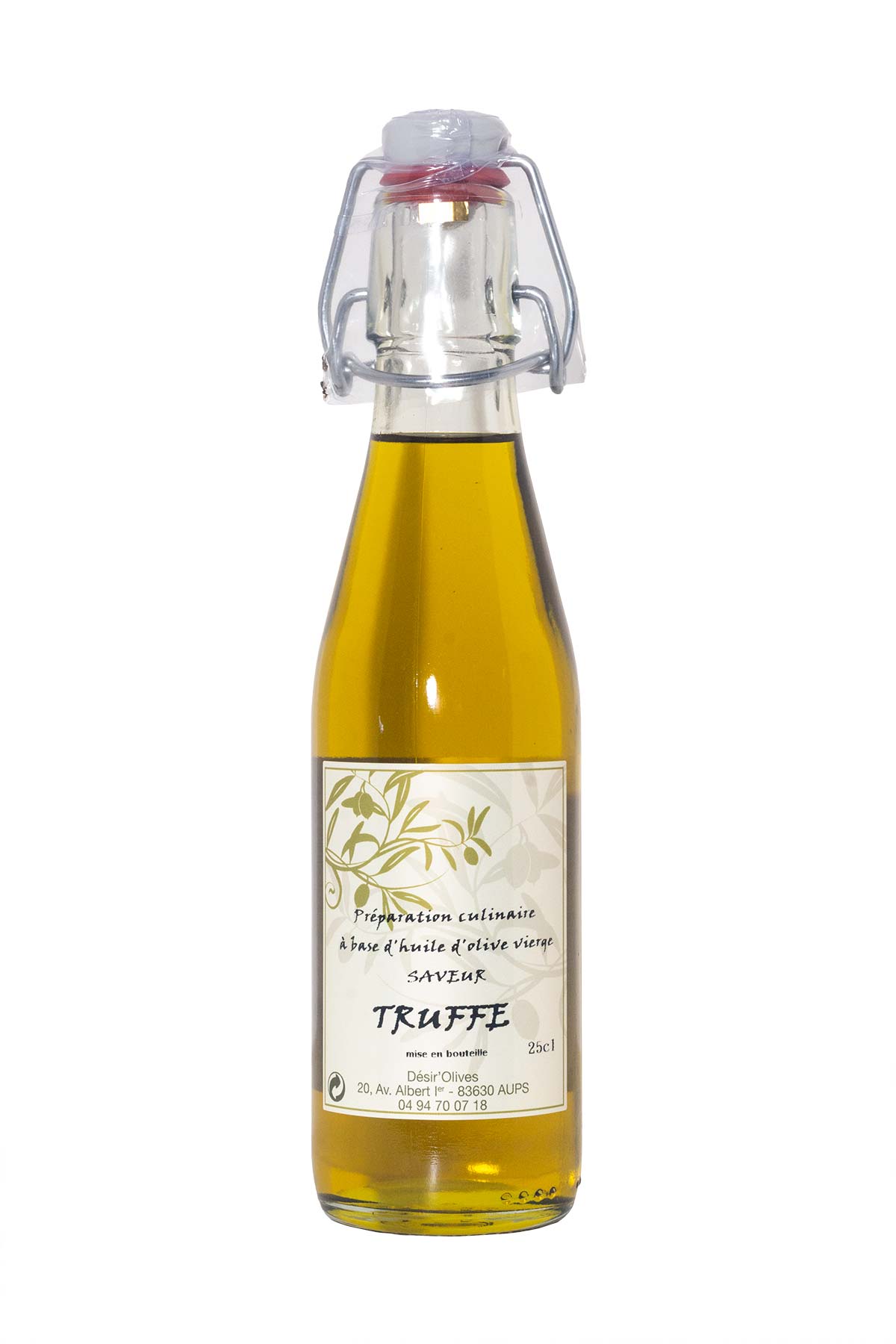Huile d'olive aromatisée à la truffe