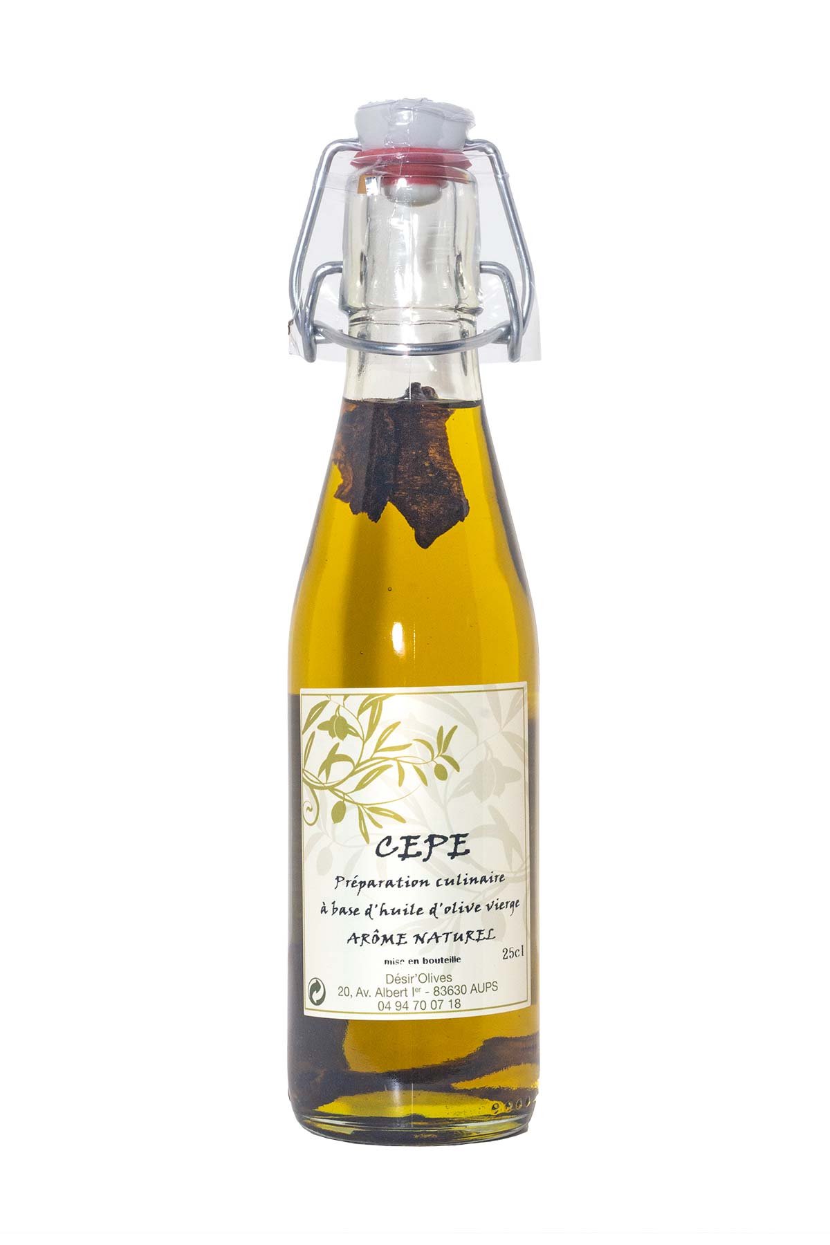 Huile d'olive aromatisée - Cèpe